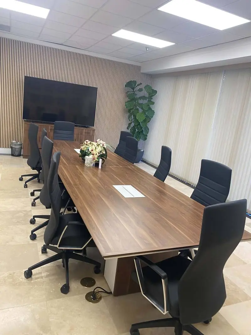 Clean conference room
