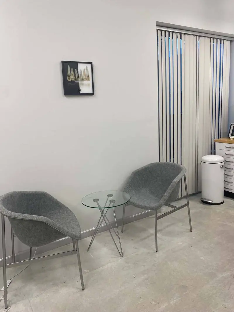 Clean waiting area