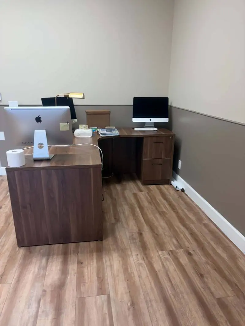 Clean private office